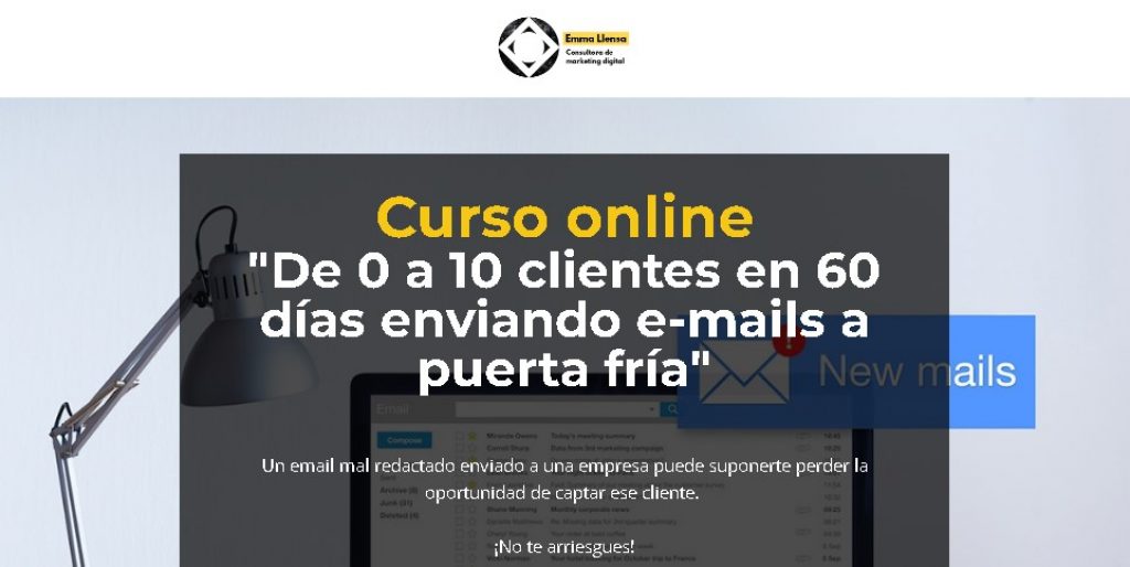 Masterclass E mails a puerta fría para conseguir clientes udemin