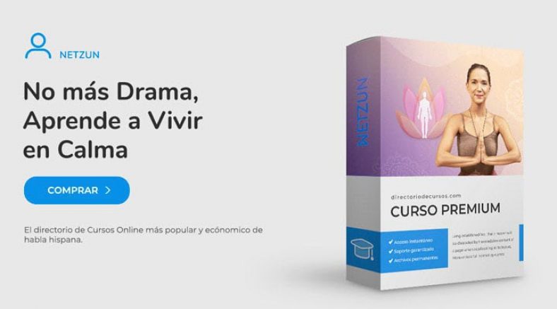 Curso No más Drama, Aprende a Vivir en Calma Netzun