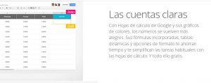 De qué va Google Sheets