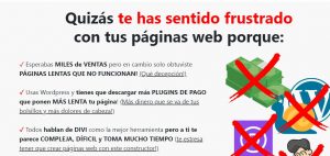 contenido Creación de Páginas Web Profesionales