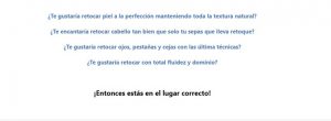 Tienes frente a ti el curso mas completo y profundo de retoque digital de personas, si buscas aprender a retocar con técnicas y calidad profesional este es el curso que siempre soñaste.
¿Qué contenido podrás encontrar en este Curso Técnicas profesionales de retoque con Photoshop – Estudio Guti?
Aprende retoque digital High End en 2 meses con en el curso mas completo e integrado del mercado.
No pierdas tu tiempo rebotando de tutorial en tutorial o con talleres que no son lo suficientemente profundos, en este curso integrado te enseñamos el retoque High End paso a paso y en un solo lugar.
Lo mejor de todo.... de forma totalmente práctica y en un curso que se adecua a tu horario y estilo de estudio.
El contenido del curso es el siguiente:
Introducción
 Introducción y como esta divido el curso (16:12)
 ¿Para quién es y para quien no es este curso? (2:14)
 Requisitos de Hardware y Software (2:03)
Descargando los archivos de trabajo para sacar el máximo provecho. (1:11)
Consejos generales
 Condiciones optimas de trabajo (3:30)
 Usa un Wacom! (3:37)
 Piensa en pequeño para retocar en grande (2:05)
 Toma descansos regulares (2:22)
 Retoca hoy, revisa mañana! (1:29)
Trabaja en múltiples niveles de zoom (1:22)
Compara regularmente con la imagen inicial (1:25)
Trabaja en varias capas (1:31)
Memorízate los keyboard shortcuts (2:00)
Solo puedes aprender practicando! (1:40)
Protege tus imágenes con respaldos regulares (1:50)
Antes de comenzar decide cuanto tiempo tienes (1:31)
Usa acciones para trabajar mas rápido (1:24)
El retoque no solo es técnica, es aun mas arte. (1:23)
Estudia a los maestros (1:08)
Calibra tu monitor! (13:29)
Optimiza los paneles (y guárdalo) (2:33)
Guarda brochas y herramientras preestablecidas para ahorrar tiempo (3:24)
El plan de trabajo
Lista de puntos a revisar en una fotografía (7:56)
El mapa de retoque (9:20)
La pregunta ¿cuánto tiempo por foto? (9:51)
Introducción al flujo de trabajo reversible (mis 7 pasos). (4:54)
Abriendo RAW (las 2 filosofias) (6:03)

¿Quieres saber lo que trae para ti este Curso Técnicas profesionales de retoque con Photoshop – Estudio Guti?
Entonces no lo dude más y presta atención a la imagen de muestra que te enseñamos a continuación.

Descargar Curso Técnicas profesionales de retoque con Photoshop – Estudio Guti
¿Para quien es el curso? Fotógrafos profesionales, Retocadores digitales, diseñadores gráficos que deseen el curso mas completo en el mercado para dominar las técnicas mas avanzadas de retoque digital de personas.

Personas que valoren su tiempo y la calidad del contenido, puedes pasar años buscando tutoriales gratis, solo para ver contenido repetitivo, con técnicas desfasadas que no harán progresar tus habilidades de retoque.
