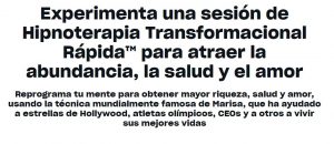 contenido Hipnoterapia transformacional rápida para la abundancia – Marisa Peer